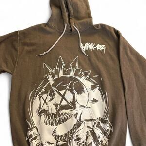 Brown Blink 182 Hoodie Size Medium Brand New